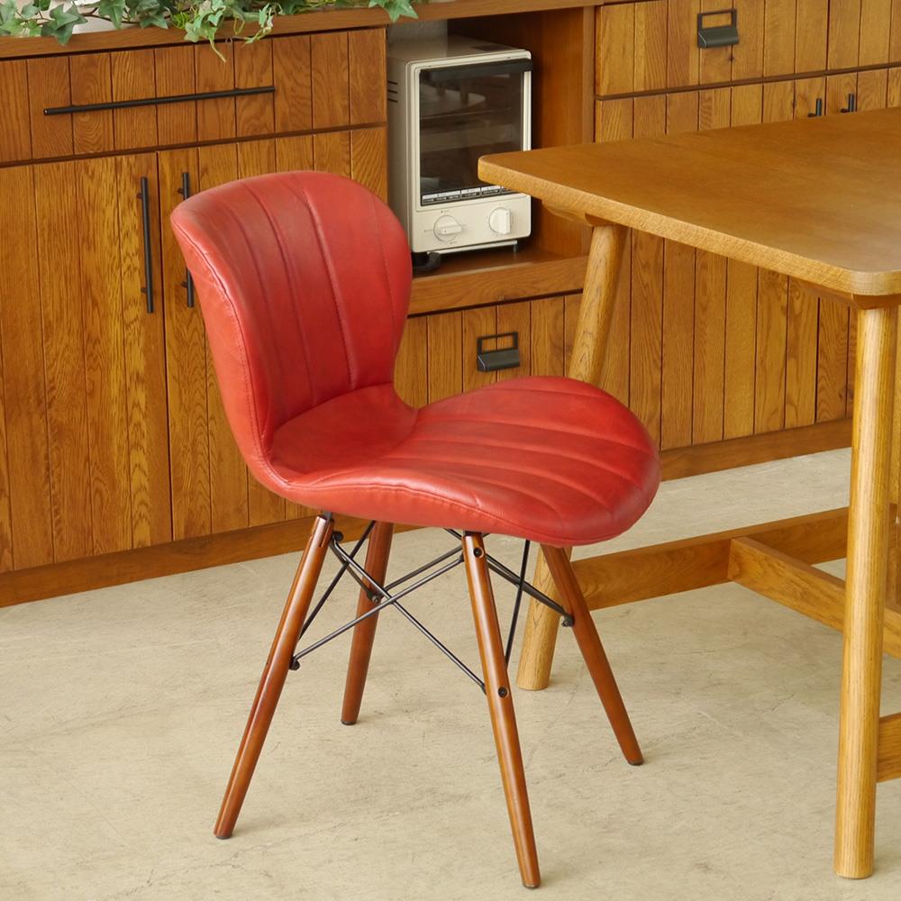 楽天市場】ダイニングチェア Lapule（カフェ風 チェア 天然木脚 レザー