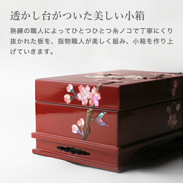 象嵌細工 トカゲ彫刻扉付き四段小引き出し アンティーク アクセサリー