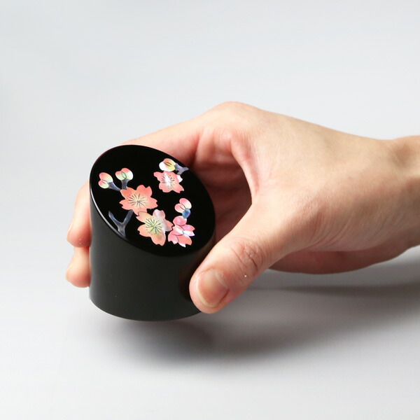 楽天市場】書鎮 文鎮 ペーパーウエイト 螺鈿 さくら 高岡漆器 : がらんどう