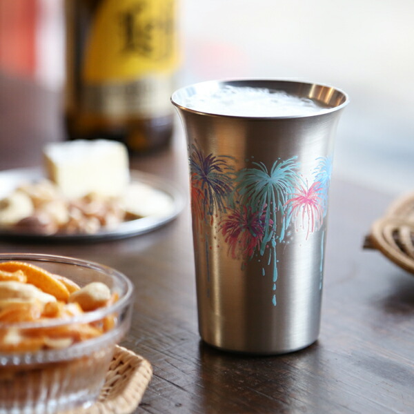 楽天市場】Three Snow まどろむ酒器 花火 銅 錫 一口ビール 150ml