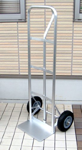 アルインコ製 オールアルミ製2輪キャリーカート アルミ製台車