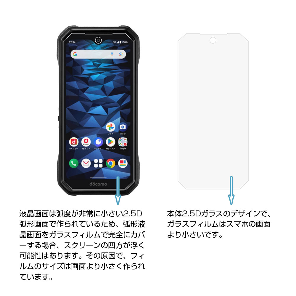 楽天市場】DuraForce EX KY-51D 強化ガラス保護フィルム DuraForce EX