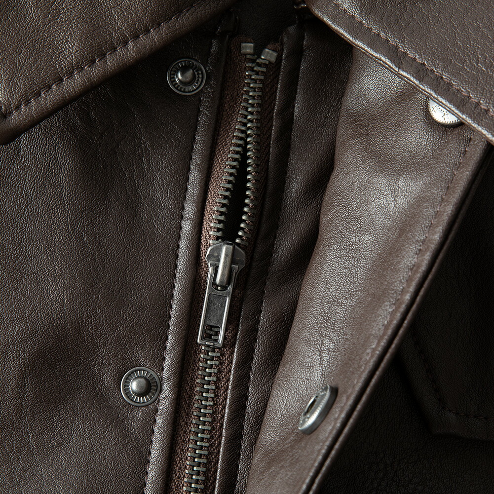 楽天市場】ミリタリージャケット メンズ エコレザー A2 フライト