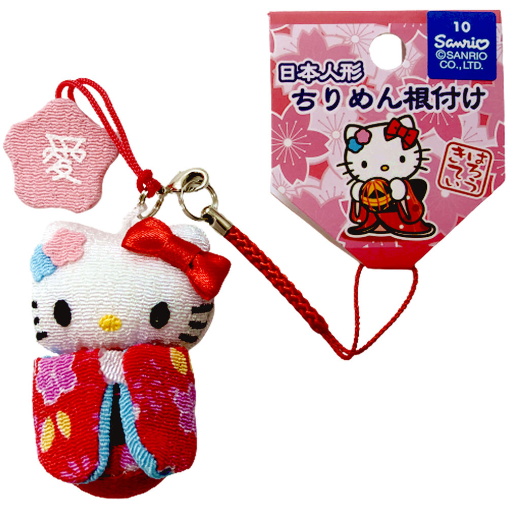 ハローキティ 根付け ストラップ たまくまちゃん マッキン ナース レア