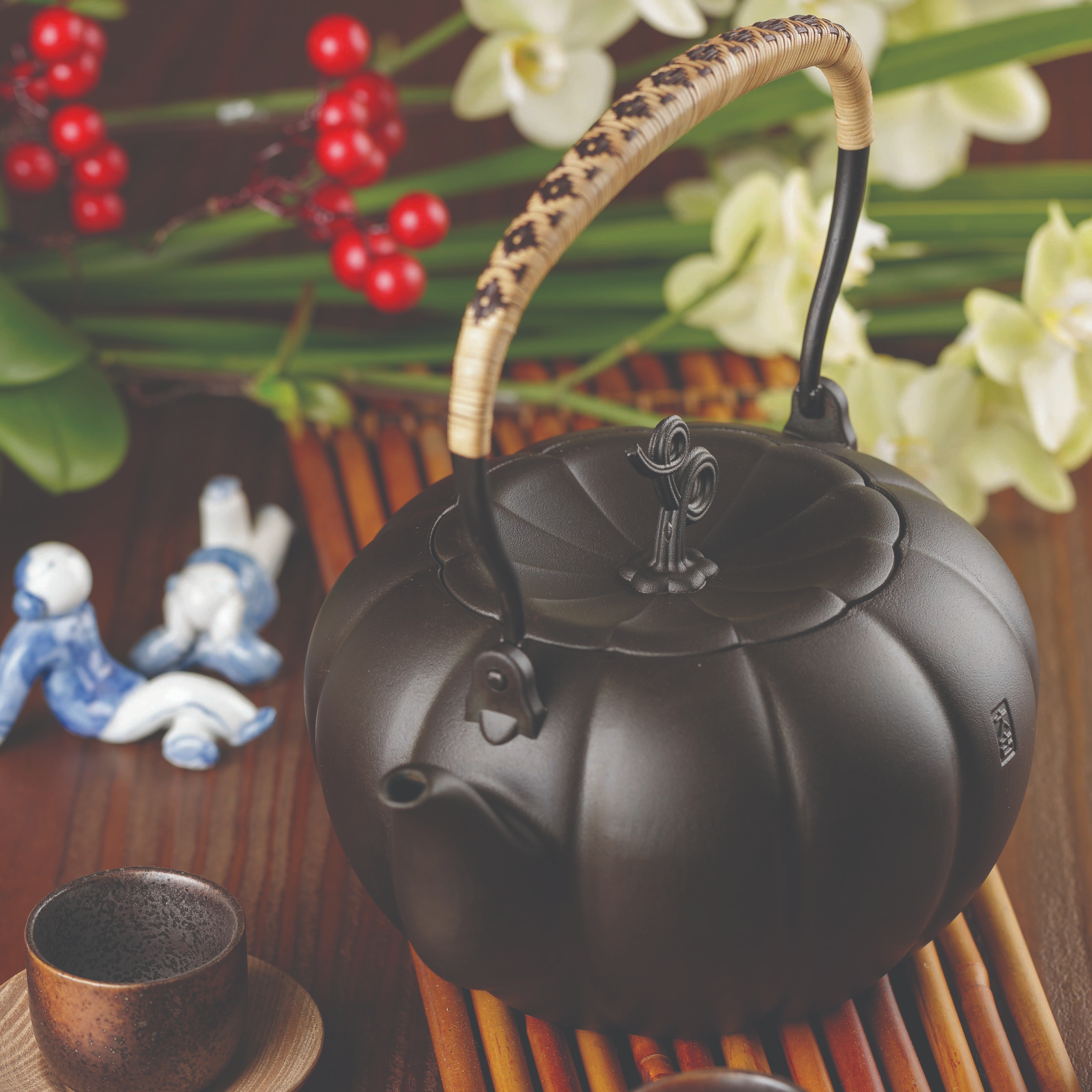 楽天市場】ポット きんぎょく満堂 鉄器 鉄瓶 1.6L IH調理器 鉄急須