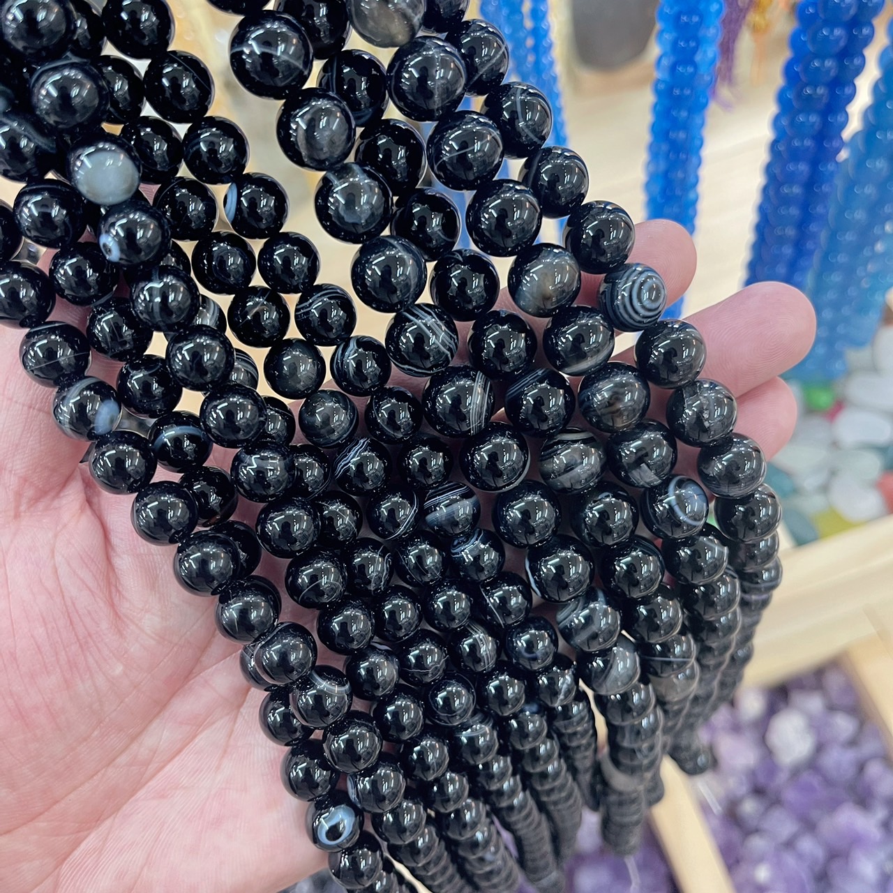 メノウ？オニキス？ 約3.6kg 専用台座付 天然石 自然石 パワーストーン