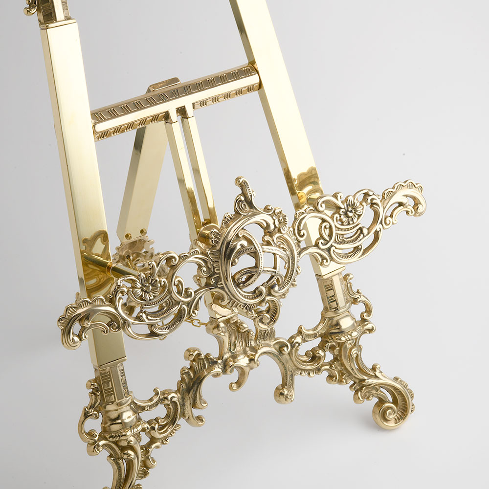 イタリア真鍮イーゼル特大 イタリア製 真鍮 イーゼル 大型 メニュー