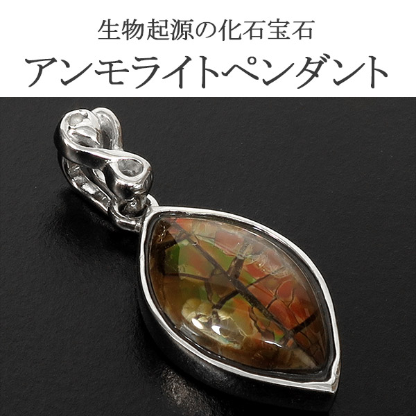 楽天市場】アンモライト シルバー ペンダントトップ 選べる 一点物