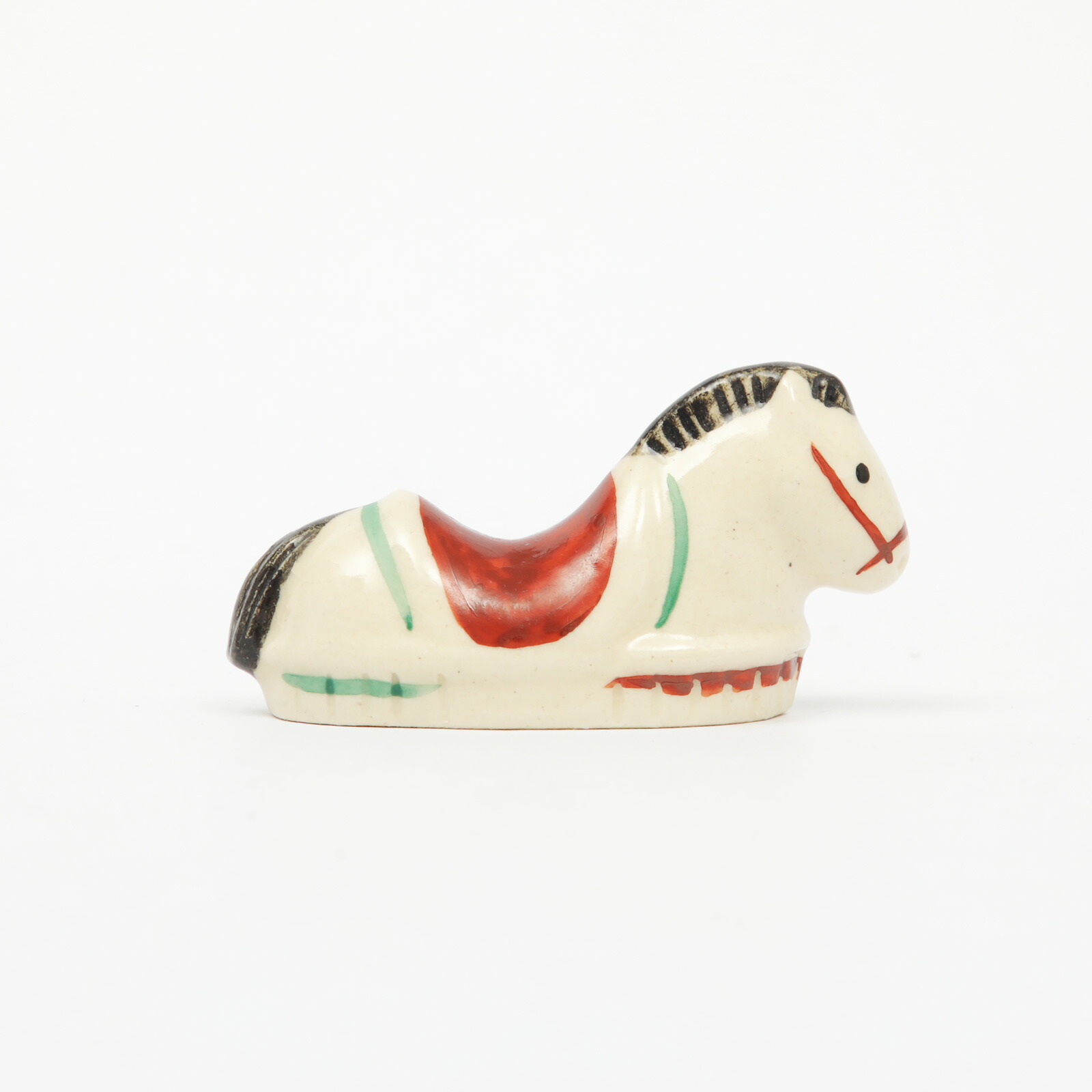 5代目 清水六兵衛 馬 置物 共箱付き 干支 お正月 昭和レトロ 時代物 京