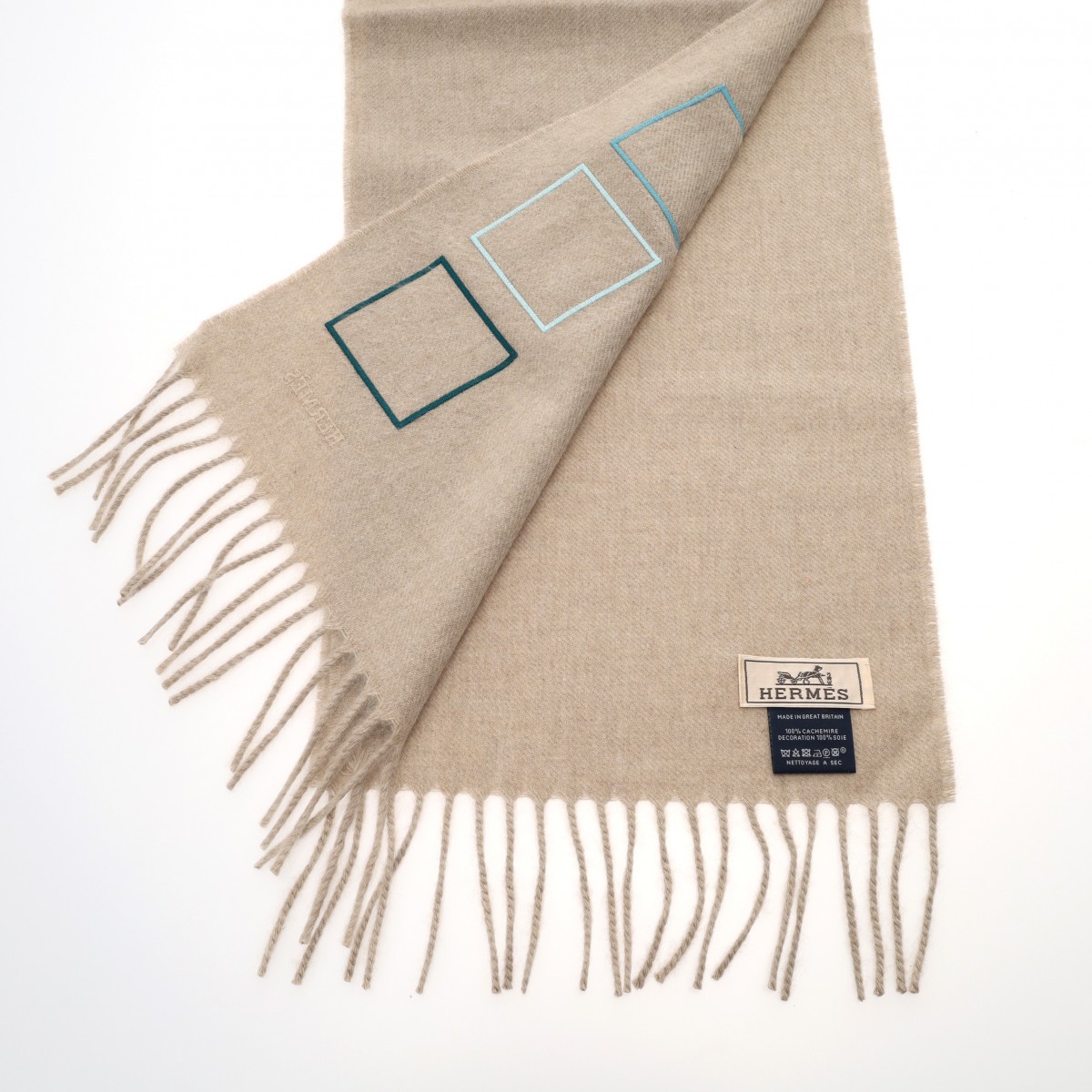 楽天市場】HERMES エルメス バッジソワ ワッペン グレージュ系 メンズ