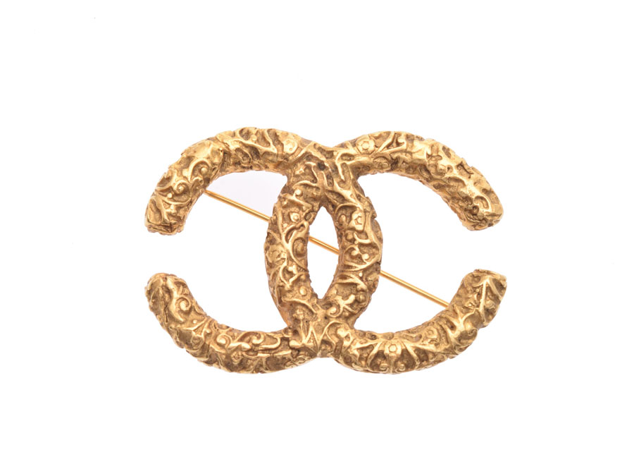 シャネル】ブローチ ココマーク ミラー 93P 1272 ヴィンテージ