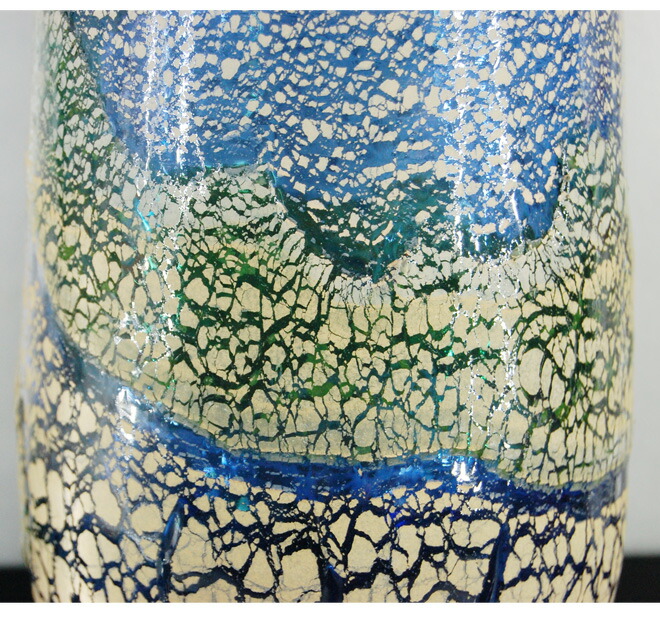 楽天市場】【送料無料】【稲嶺盛一郎作】 琉球ガラス 特大花瓶 生花