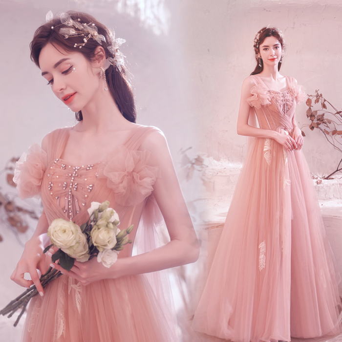 楽天市場】ANGEL カラードレス フリル チュール ビジュー レース