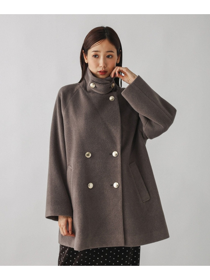 楽天市場】【SALE／20%OFF】軽やかストレッチ襟2WAYミドルコート