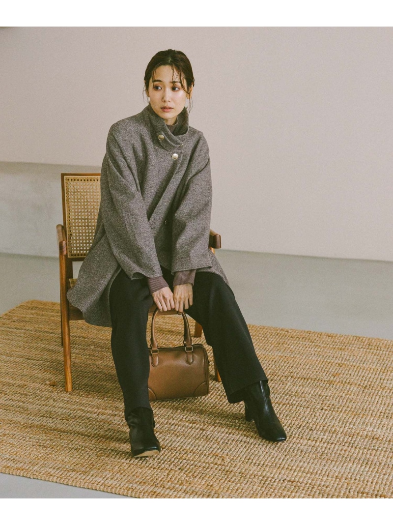 楽天市場】【SALE／20%OFF】軽やかストレッチ襟2WAYミドルコート