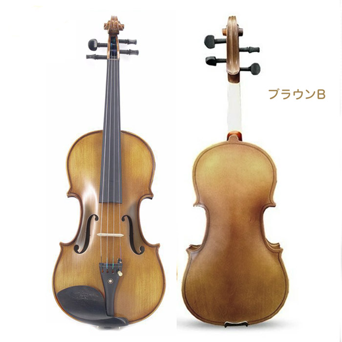 バイオリン本体 木製 ブラウン 4弦 4/4 【公式通販】