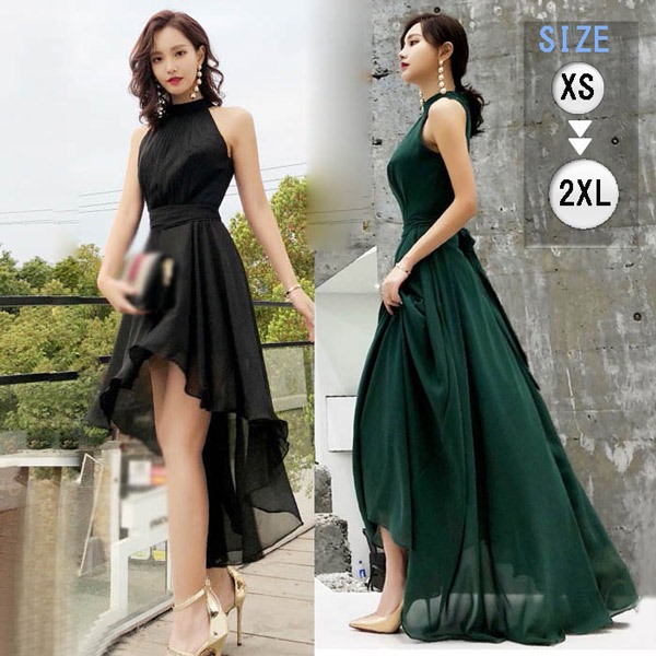 楽天市場】パーティードレス レディース Aライン ロングドレス