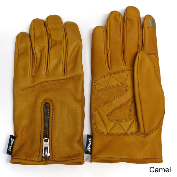 楽天市場】【スマホ対応】 ショット ジップレザーグローブ 782-4970043