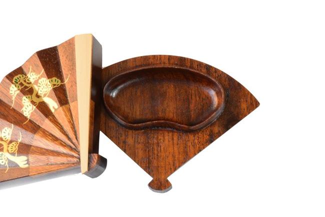 楽天市場】【ポイント10倍 エントリーで】【香合】「扇型香合」【紫檀