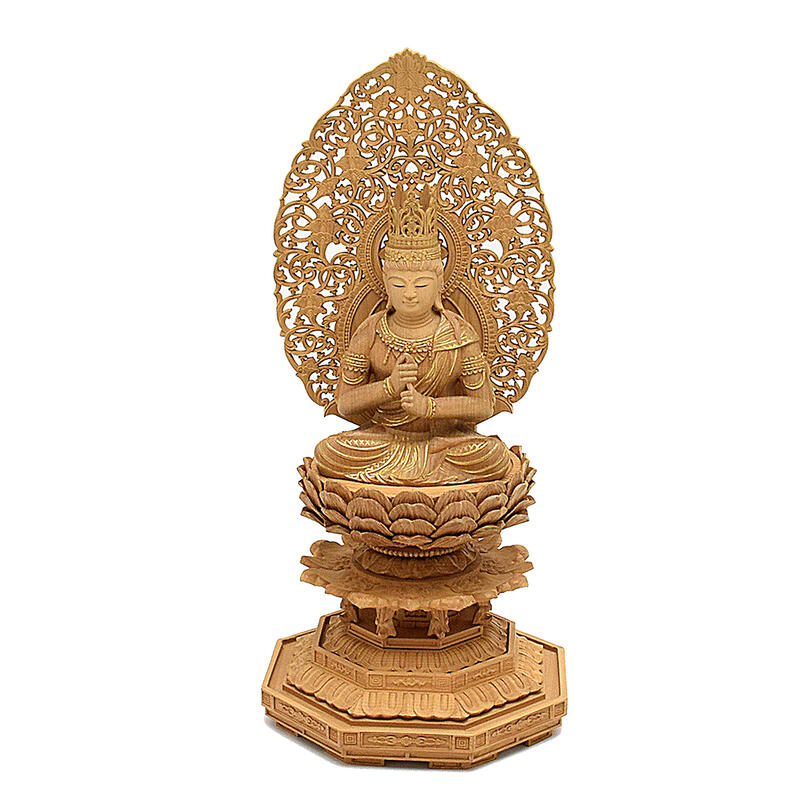 楽天市場】【仏像】木製仏像「大日如来」3寸（総丈31.5cm）☆特別品