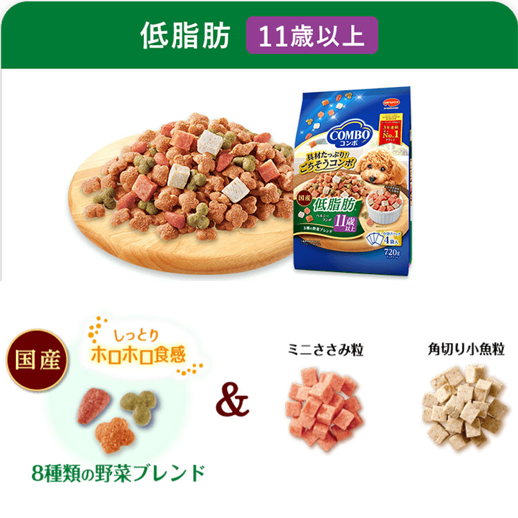 楽天市場】【8個セット】コンボ ドッグ 低脂肪 11歳以上 1.7kg 成犬用