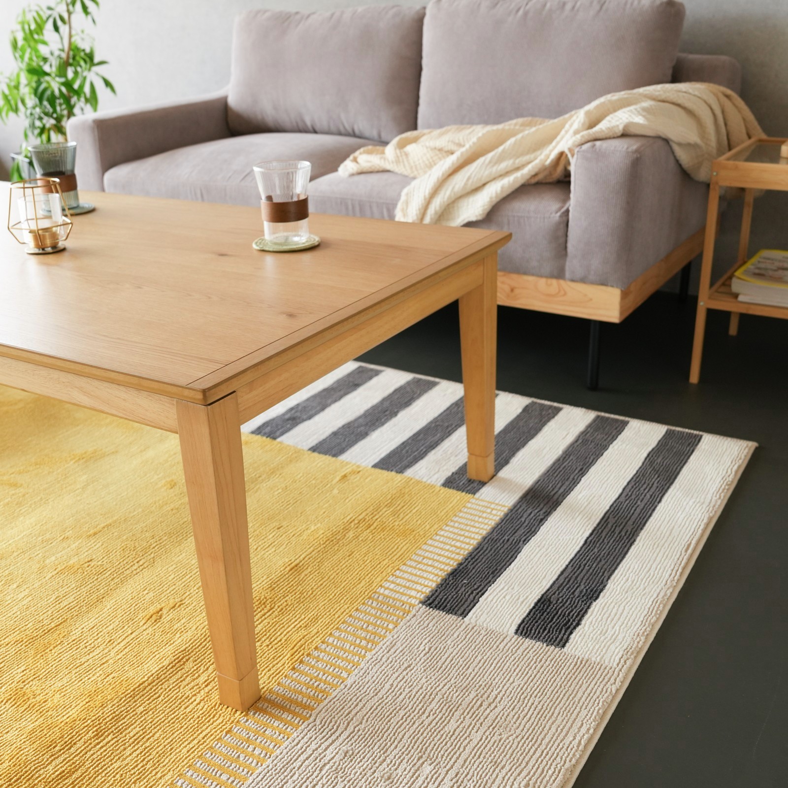 楽天市場】こたつテーブル 長方形 120×70cm 木製 オーク突板 : good