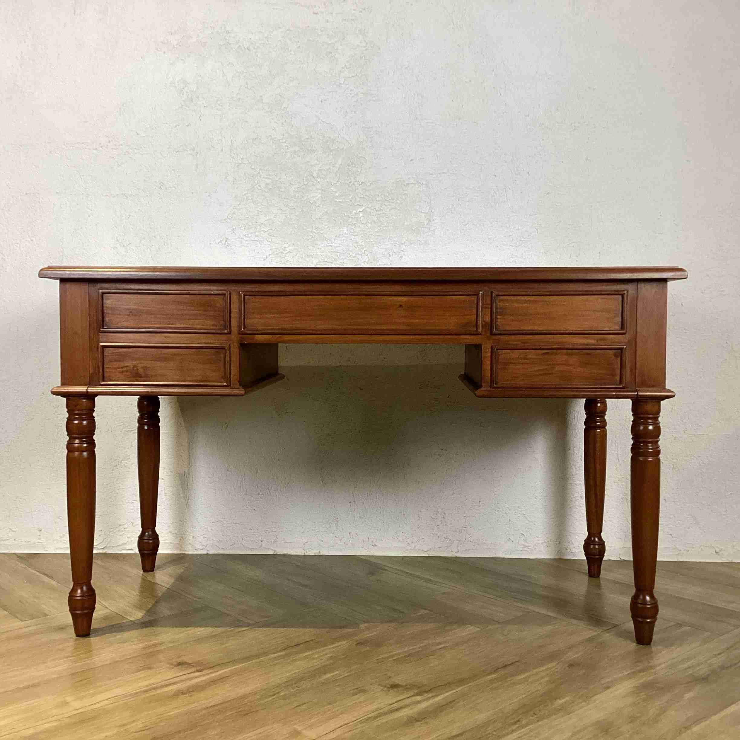 一点もの】 高級 木製 西洋アンティーク ミニデスク 引き出し付 一点