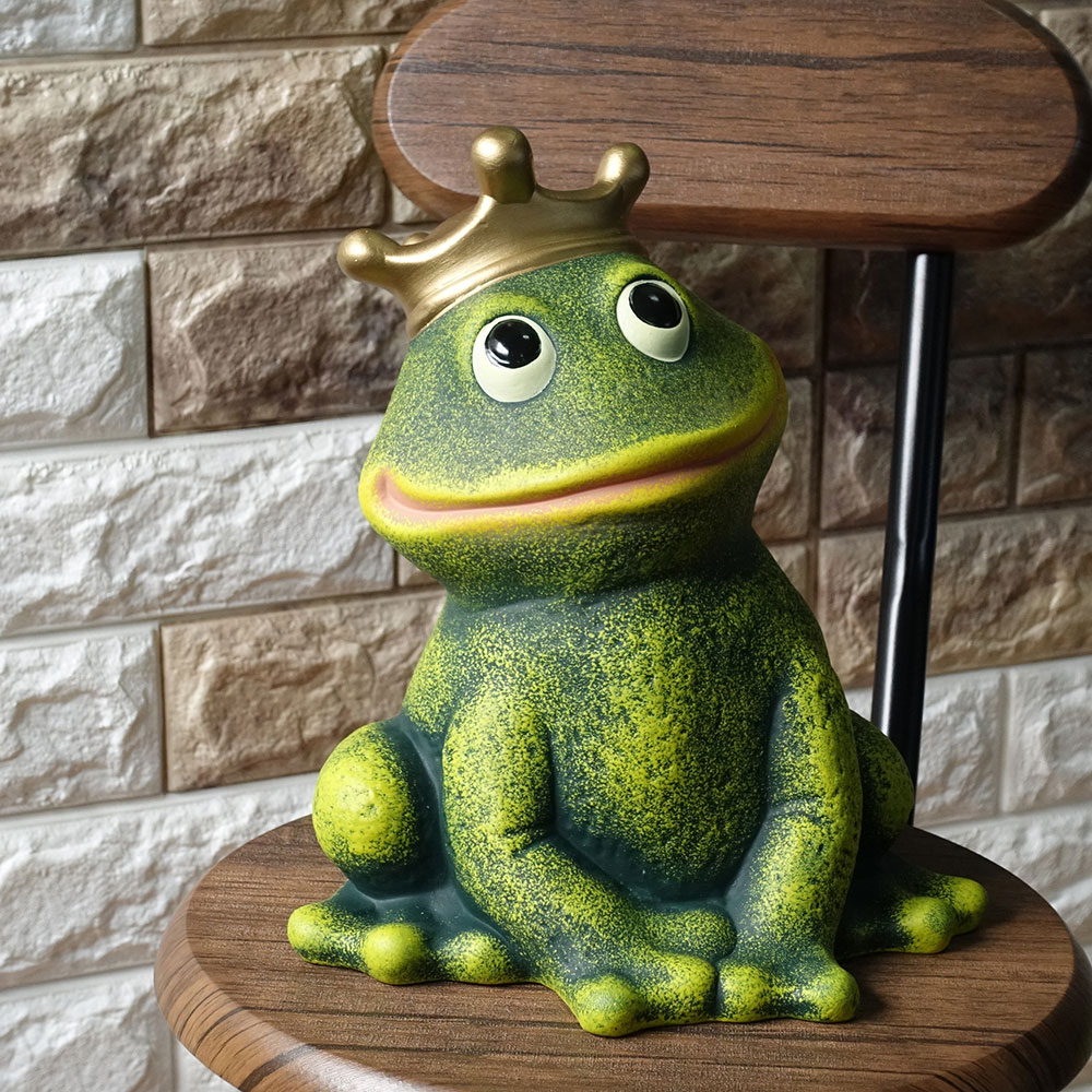 楽天市場】ポルトガル製 緑 かえる Mサイズ ペア 幸せを呼ぶ 開運 置物