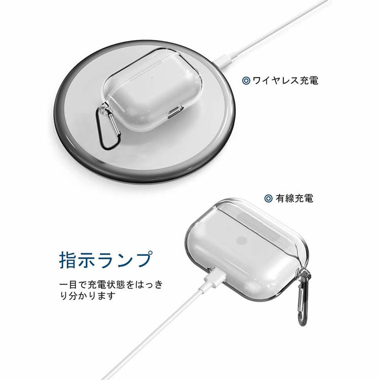 楽天市場】AirPods Pro ケース 2019 充電ケース クリアカバー