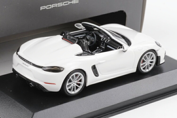 楽天市場】ミニチャンプス 1/43 ポルシェ ボクスター スパイダー 718