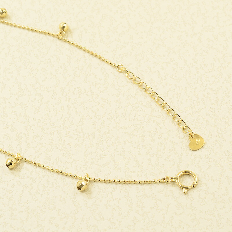 楽天市場】レディース アンクレット 18金イエローゴールド K18YG