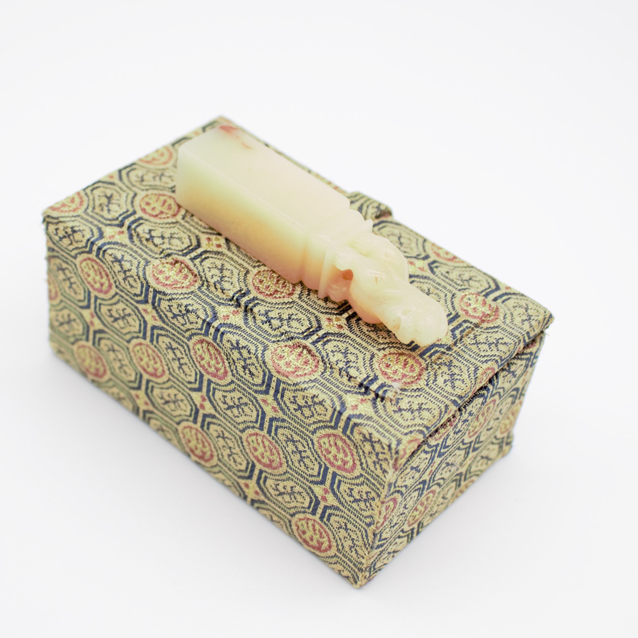 楽天市場】篆刻用印材 『寿山石印材』 鈕付 錦箱入り 石 印材 寿山石