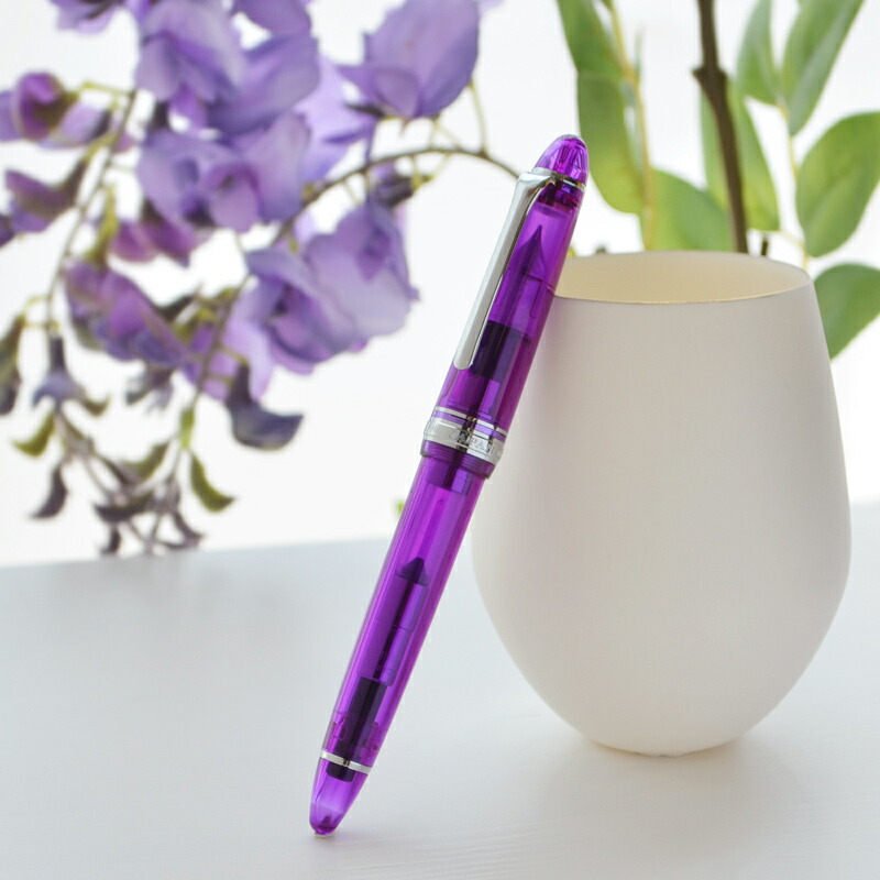 楽天市場】【S111】【WANCHER×SAILOR/セーラー】 14金万年筆 透明プロ