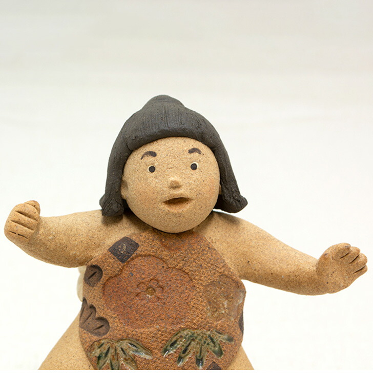 楽天市場】滝上真由美作 端午陶人形 熊太郎 送料無料 コンパクト