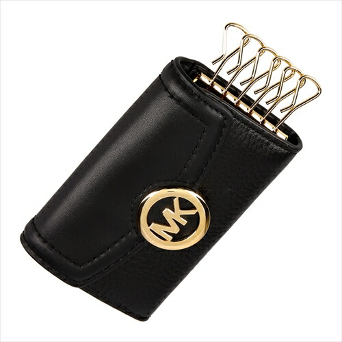 マイケルコース ロゴ キーケース ブラック MICHEAL KORS 新品 MICHAEL