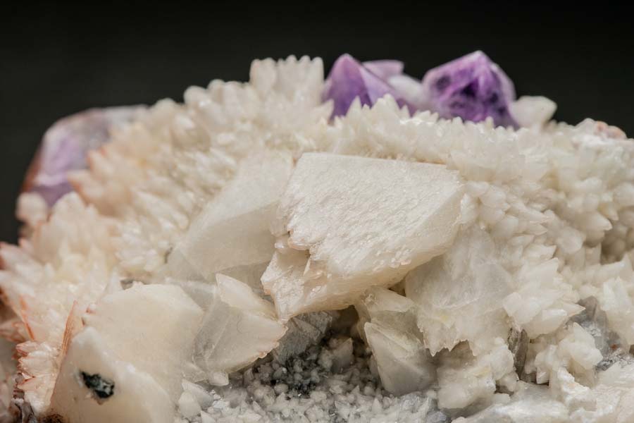 楽天市場】アメジスト 犬牙状方解石 カルサイト 方解石 283g