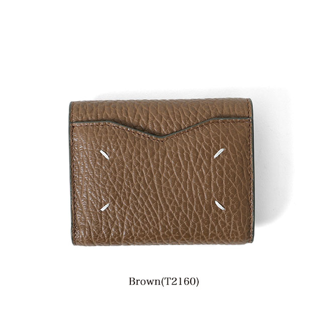 楽天市場】Maison Margiela メゾンマルジェラ グレインレザー 三つ折り