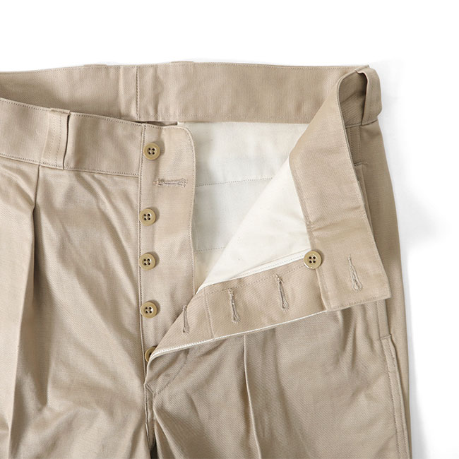 楽天市場】Scye サイ M52 フレンチアーミー 2タック チノ トラウザーズ