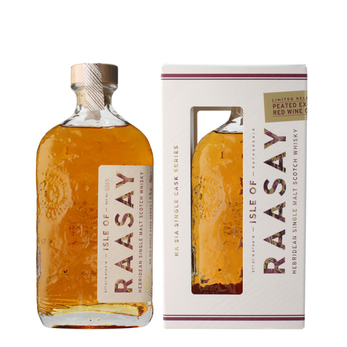 楽天市場】アイル オブ ラッセイ Y'sカスク ピーテッド ボルドーレッド