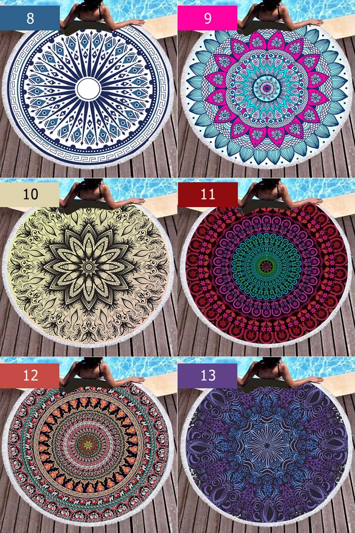 楽天市場】【全品11%OFF！2/11限定】【楽天1位】ラウンドビーチタオル