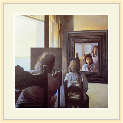 楽天市場】ダリ・「立体鏡的絵画の中のダリとガラ」 : グーピルギャラリー