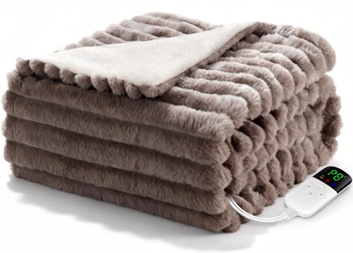 楽天市場】電気毛布掛け敷き兼用188x130cm【極上の肌触り&ラビット