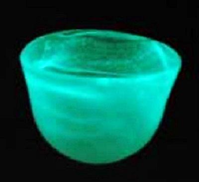 ☆最終価格☆蓄光ルナウェア月のグラス グリーン ・ブルー蓄光グラス