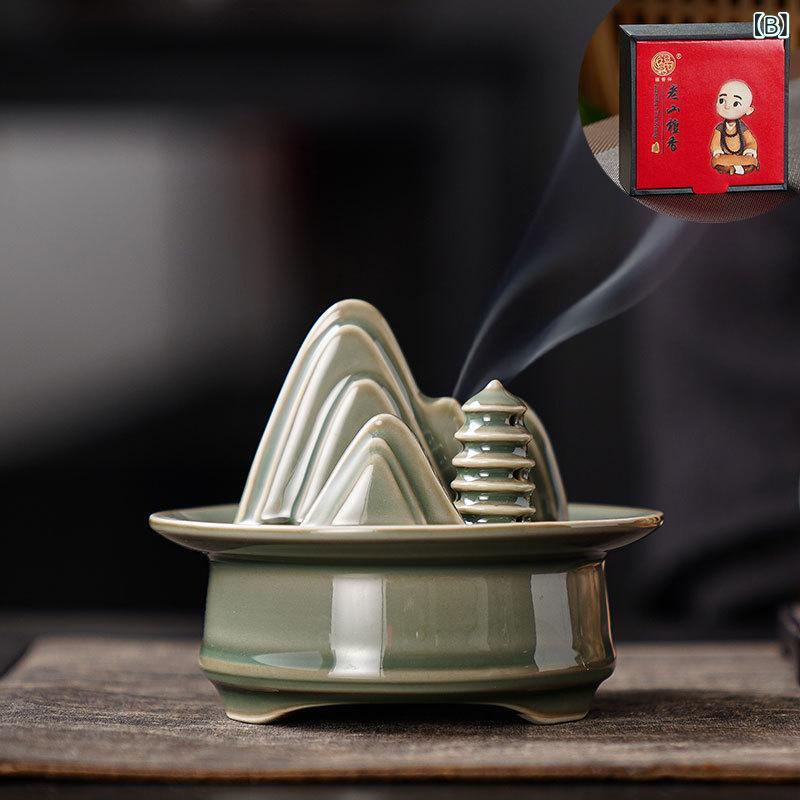 香炉 陶磁器 鶴香炉 室内 書斎 茶室禅香り炉 装飾品 工芸品 置物 香炉