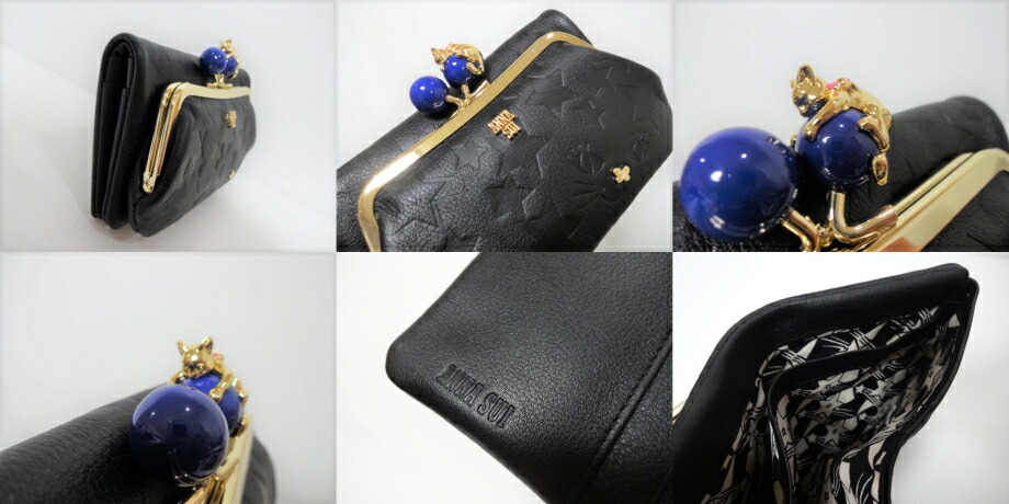 楽天市場】アナスイ ANNA SUI プレイングキャット 外ガマ 2つ折り