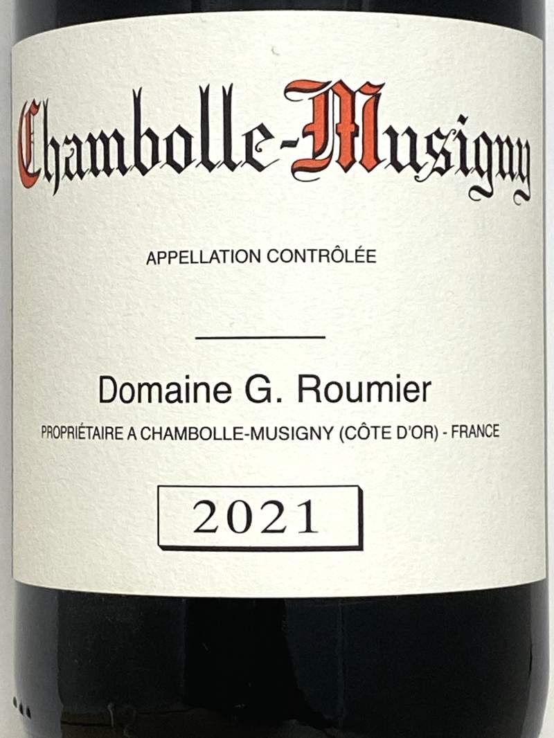 2021年 ジョルジュ ルーミエ シャンボール ミュジニー 750ml フランス