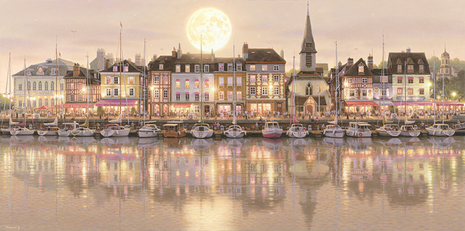 楽天市場】笹倉鉄平 「ローテンブルクの雨」 2004年 シルクスクリーン