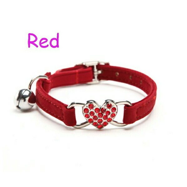 楽天市場】猫 首輪 鈴付き ハート キラキラ かわいい おしゃれ