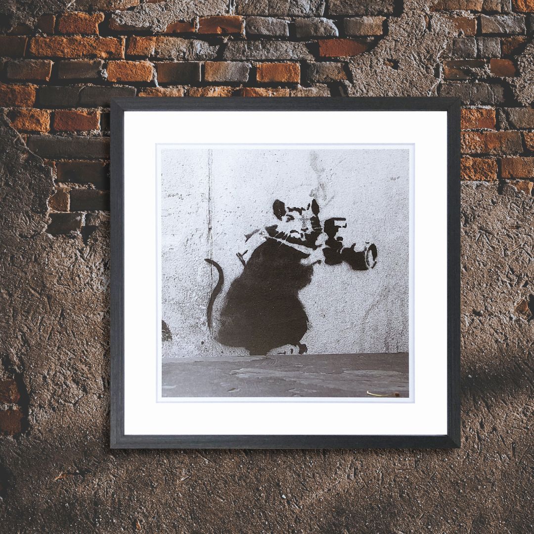 アートポスター/バンクシー・GET OUTネズミ Banksy（バンクシー） -Get