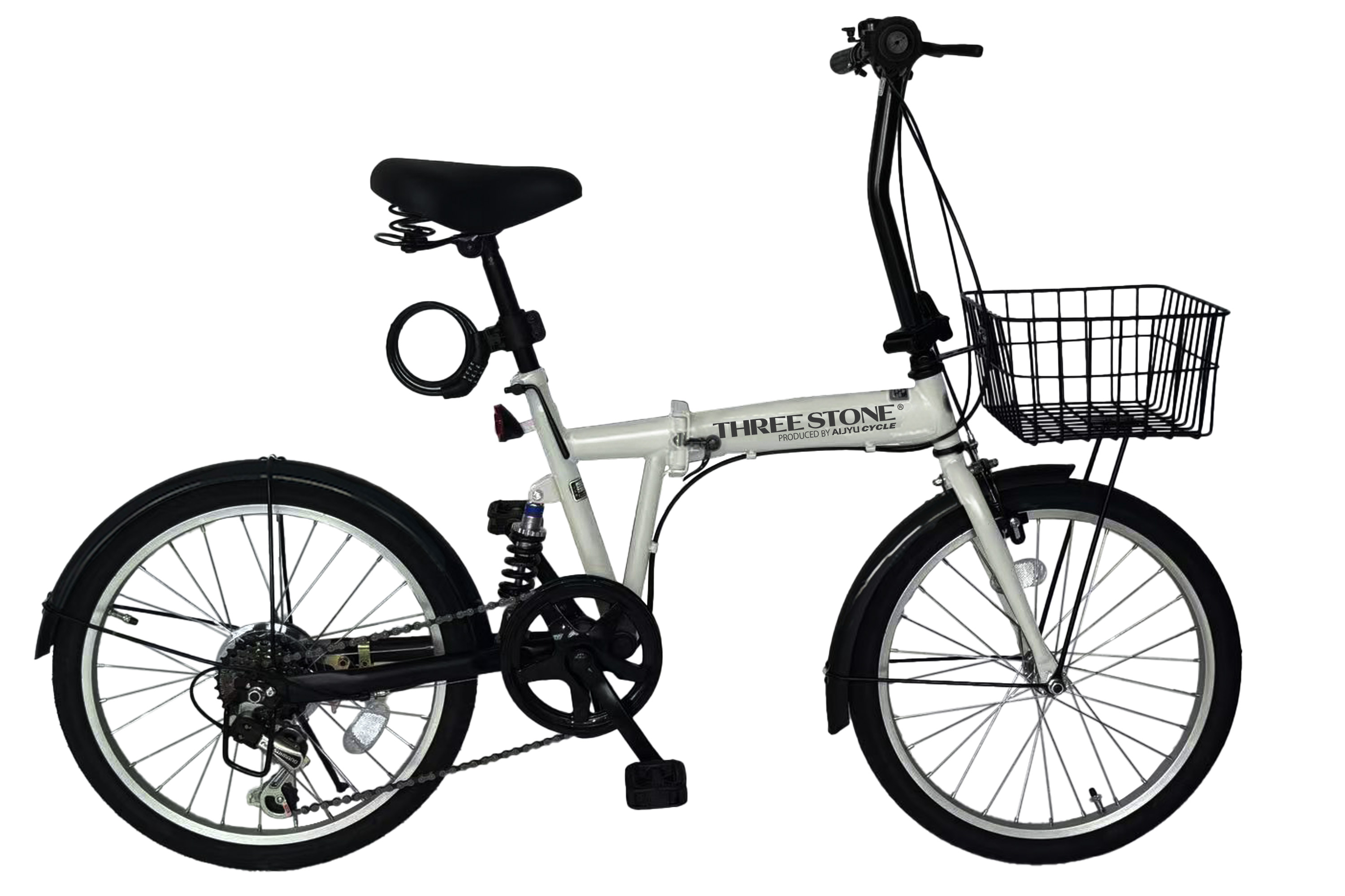 FREE STONE 折りたたみ自転車 ホワイト FREE STONE 折りたたみ自転車